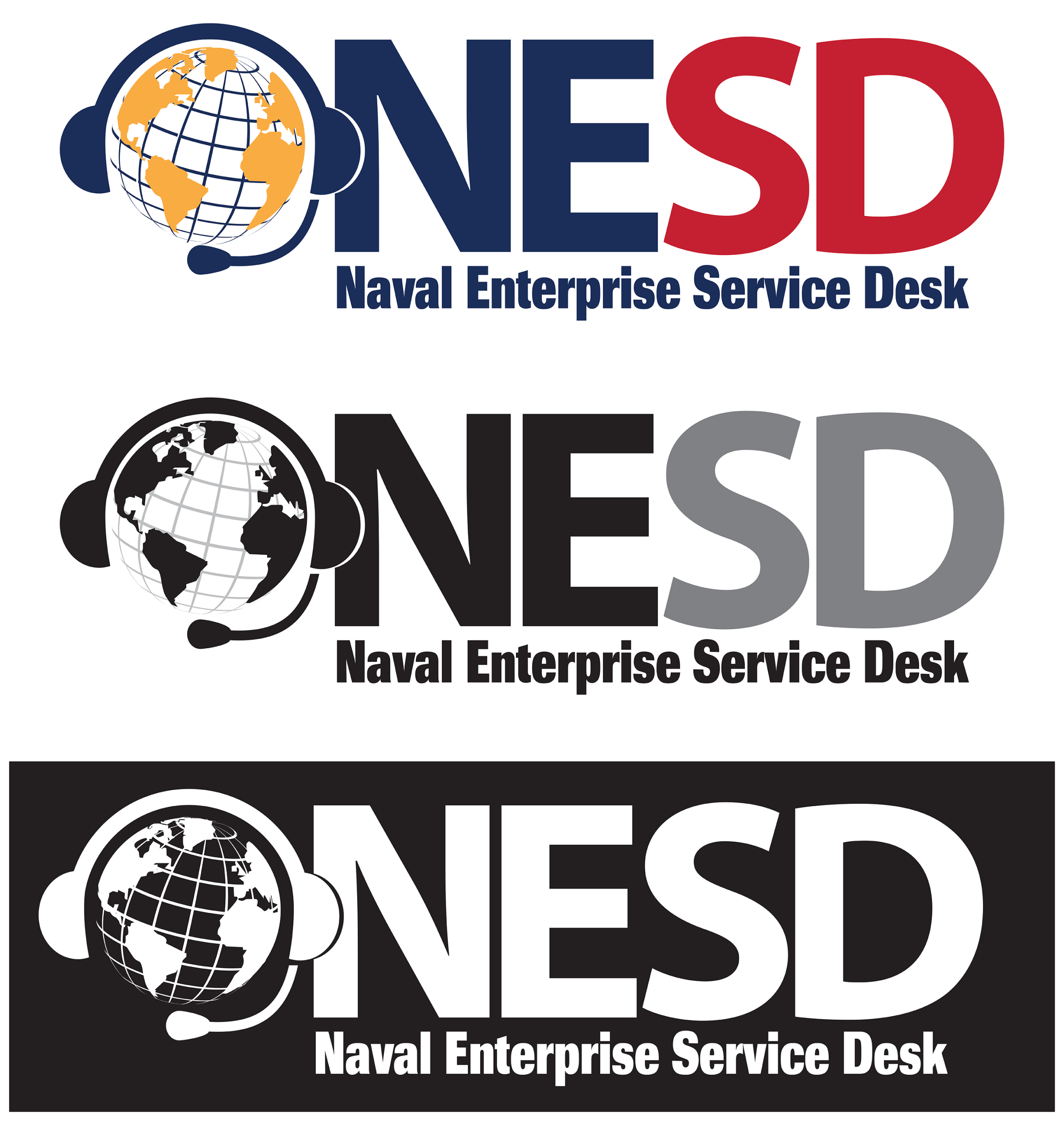 New NESD logo variations
