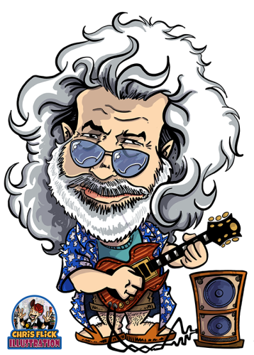 01_Jerry Garcia Caricature