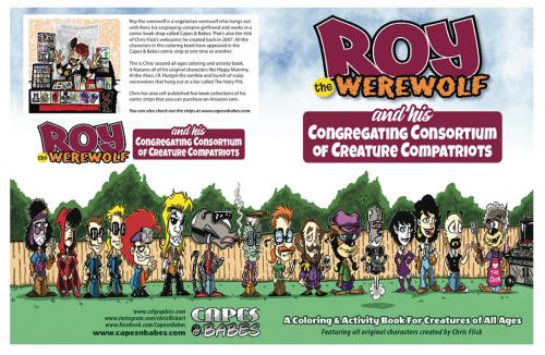 Roy and his Congregating Consortium of Creature Compatriots coloring book