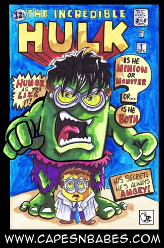Hulkminion Postcard