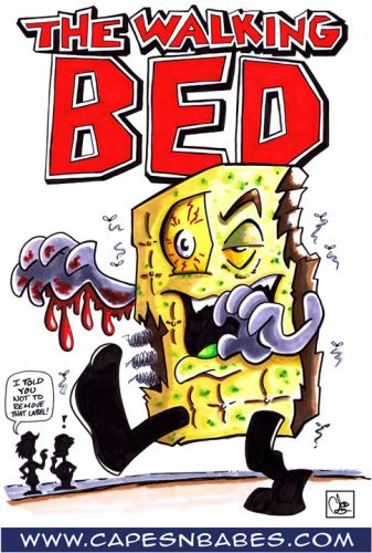 The Walking Bed Postcard